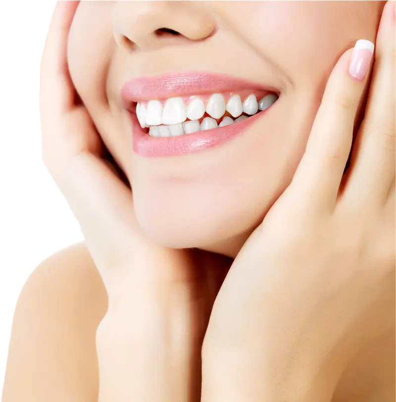 Smiling patient after same-day crown treatment in San Ramon, CA